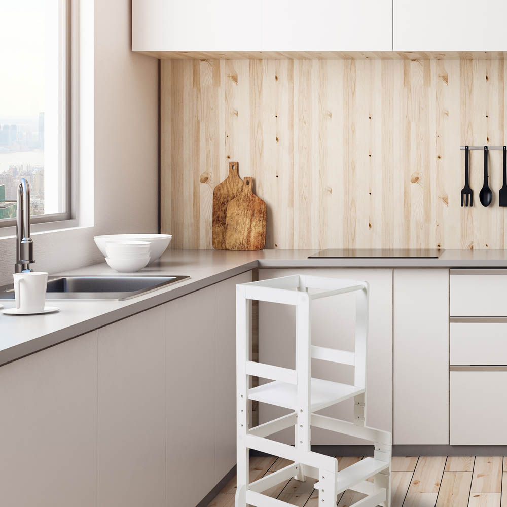 Modern,Kitchen,Room,Interior,With,Copy,Space,On,Wall,And
